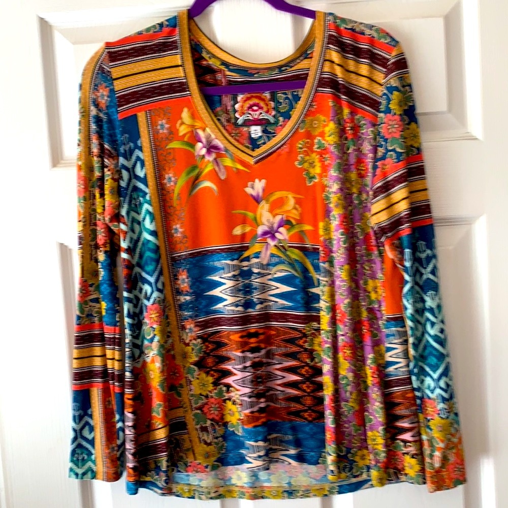 🌺Johnny Was Long- Sleeve Tee🌺 size:XS